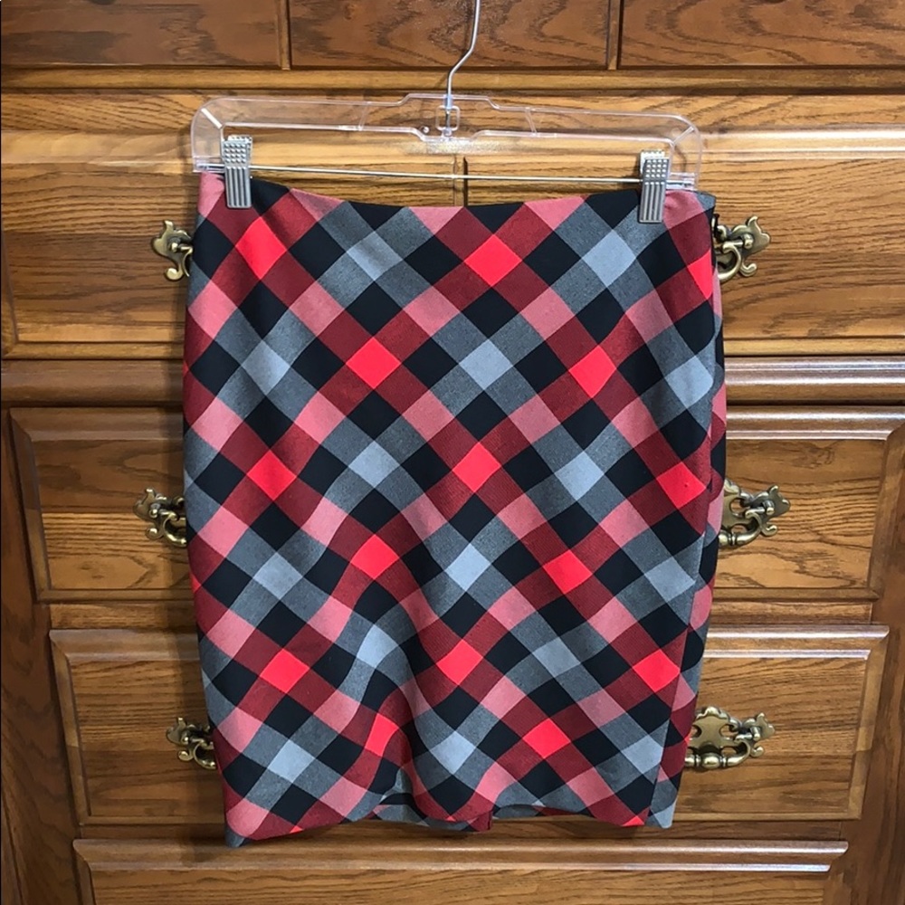 The Limited Plaid Skirt